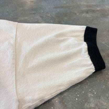 90's Weezer「W STREAK」 バンド リンガーTシャツ 白 (サイズ不明）/C0295T-SO