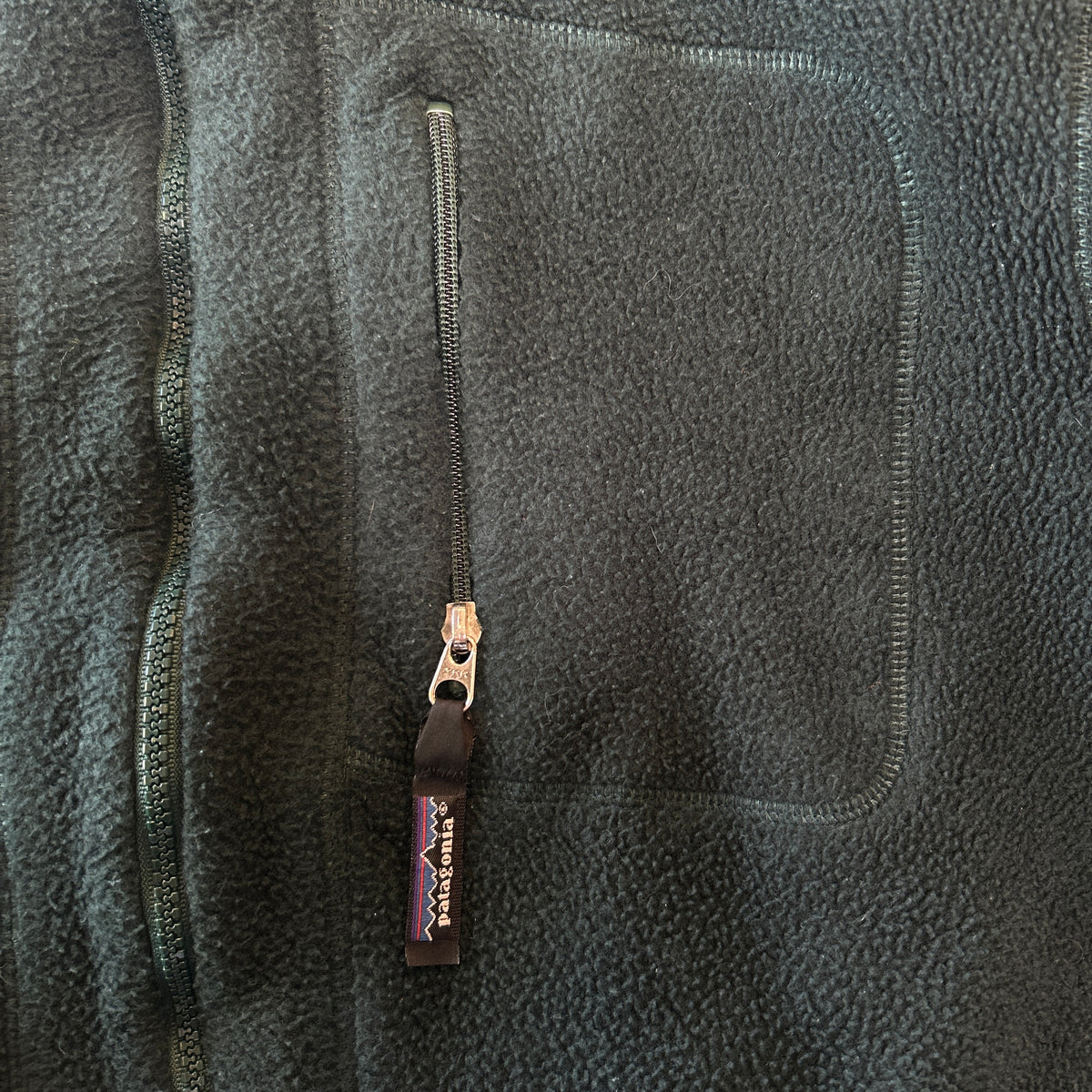 90's Patagonia パタゴニア フリースジャケット USA製　グリーン(XL)/A1145F-SO