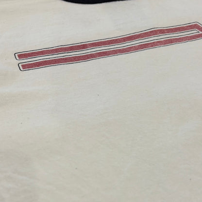 90's Weezer「W STREAK」 バンド リンガーTシャツ 白 (サイズ不明）/C0295T-SO