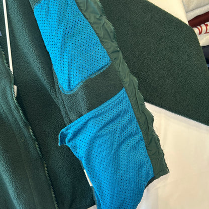 90's Patagonia パタゴニア フリースジャケット USA製　グリーン(XL)/A1145F-SO