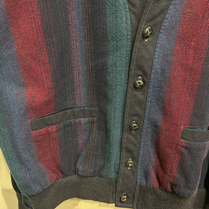 ８0's Pendleton ペンドルトン ウールカーディガン ストライプ USA製(XL)/A5861S-SO