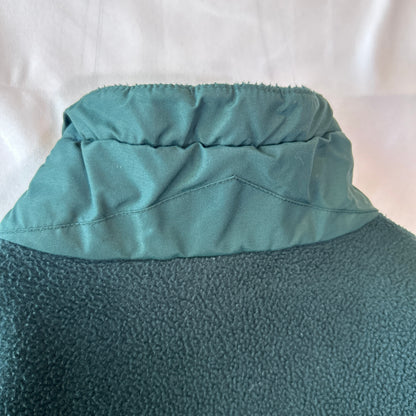 90's Patagonia パタゴニア フリースジャケット USA製　グリーン(XL)/A1145F-SO