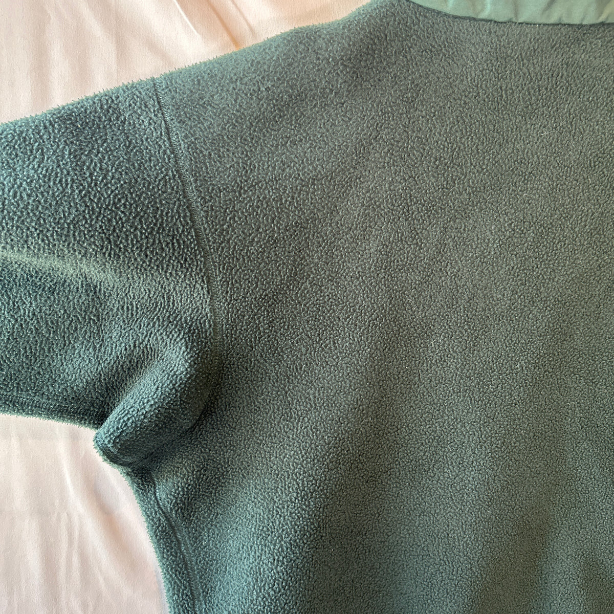 90's Patagonia パタゴニア フリースジャケット USA製　グリーン(XL)/A1145F-SO