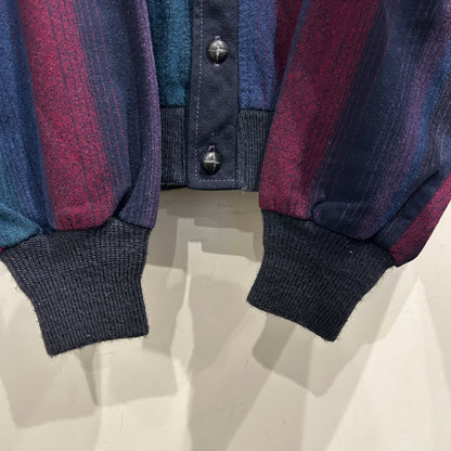 ８0's Pendleton ペンドルトン ウールカーディガン ストライプ USA製(XL)/A5861S-SO