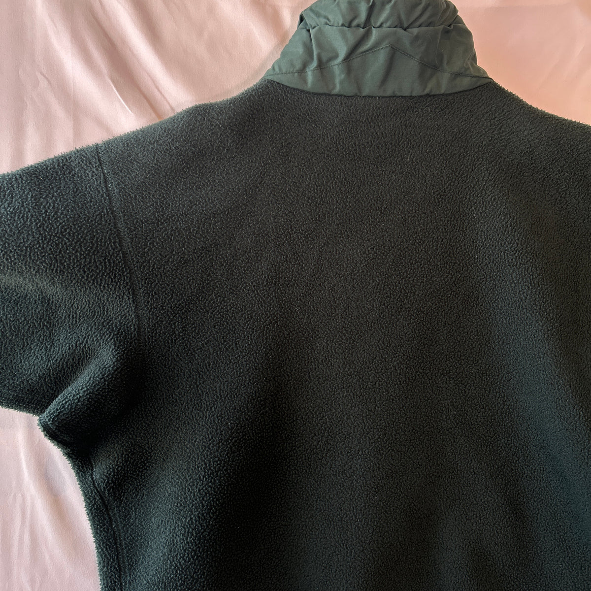 90's Patagonia パタゴニア フリースジャケット USA製　グリーン(XL)/A1145F-SO