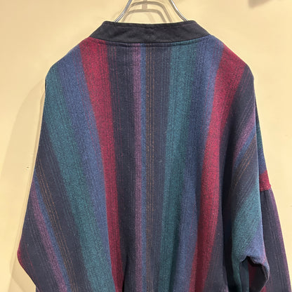 ８0's Pendleton ペンドルトン ウールカーディガン ストライプ USA製(XL)/A5861S-SO