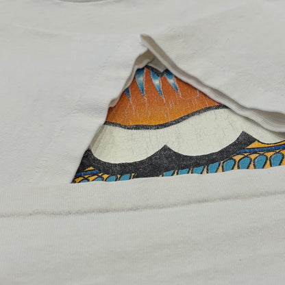 90's anvil Rolling Stones 1977-1998「Bridges to Babylon World Tour」ツアー バンドTシャツ 白 (L) /B3490T-SO
