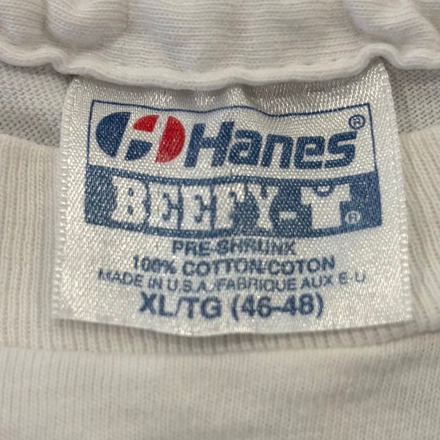90's Hanes ヘインズ ピカソ「花束を持つ手」アート Tシャツ T-shirt 白 (XL) /B3491T-SO
