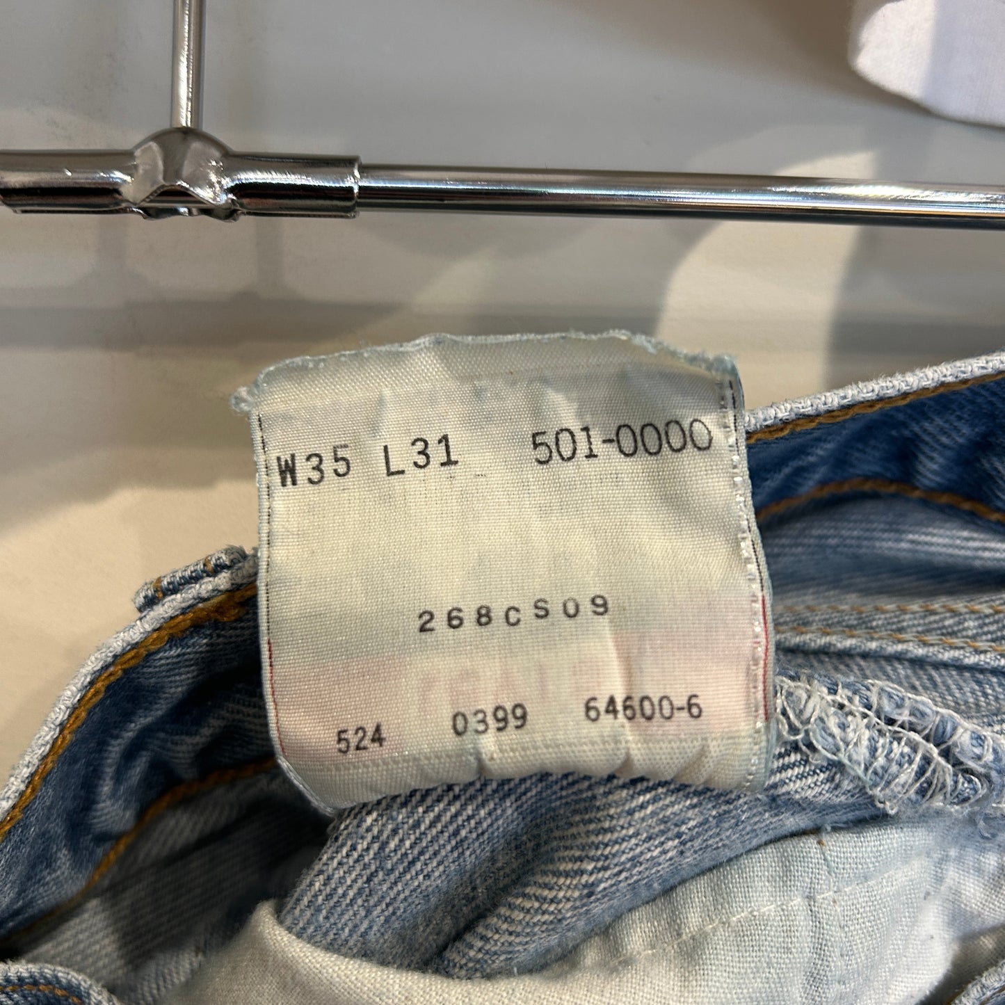 90's Levi's 501 リーバイス デニムパンツ 青 (35×31)/A9728P-SO