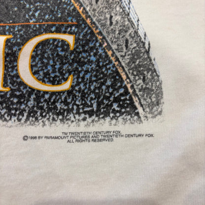 90's U.S.T'S 707 タイタニック ムービー Tシャツ T-shirt 白 (L) /C0674T-SO
