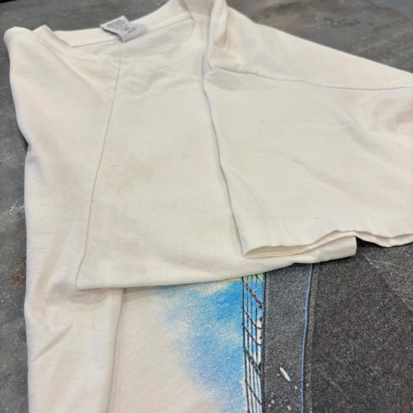 90's U.S.T'S 707 タイタニック ムービー Tシャツ T-shirt 白 (L) /C0674T-SO