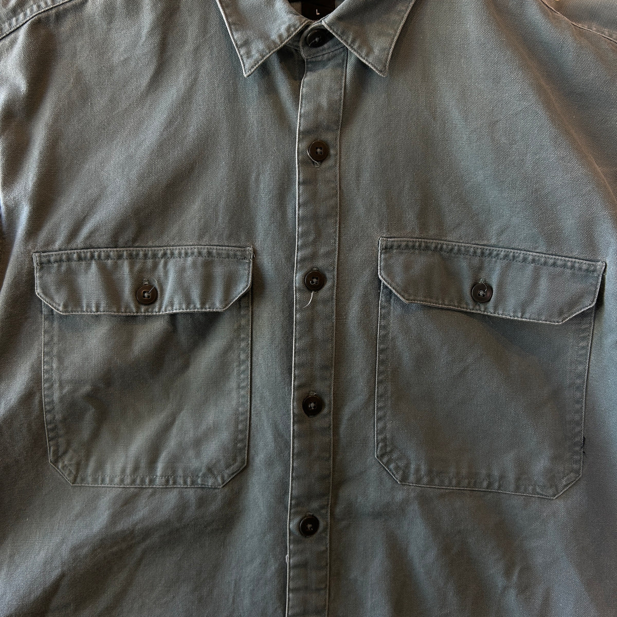 90's Patagonia パタゴニア キャンバスシャツ (L)/C1597SH-SO