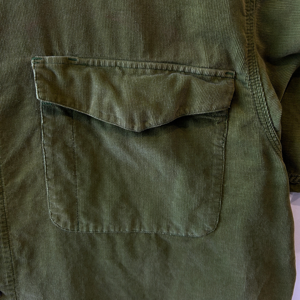 1993 Patagonia パタゴニア コーデュロイワークシャツ グリーン(L)/C1629SH-SO