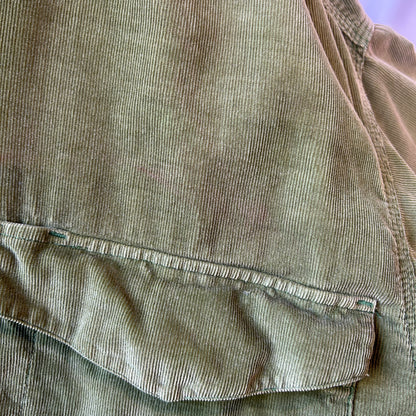 1993 Patagonia パタゴニア コーデュロイワークシャツ グリーン(L)/C1629SH-SO
