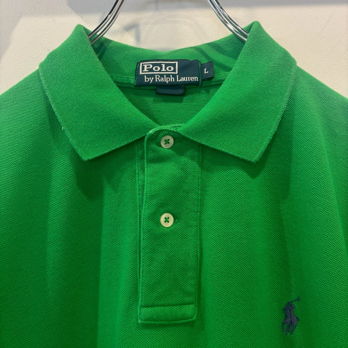00's Polo by Ralph Lauren ラルフローレン ポロシャツ 緑 (L)/A4462S-SO