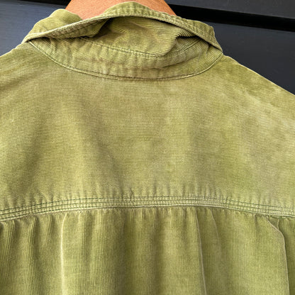 1993 Patagonia パタゴニア コーデュロイワークシャツ グリーン(L)/C1629SH-SO