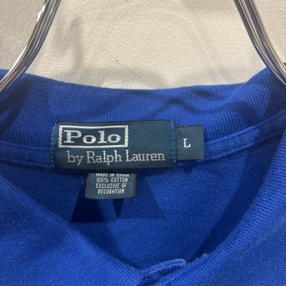 00's Polo by Ralph Lauren ラルフローレン ポロシャツ 青 (L)/A3166S-SO