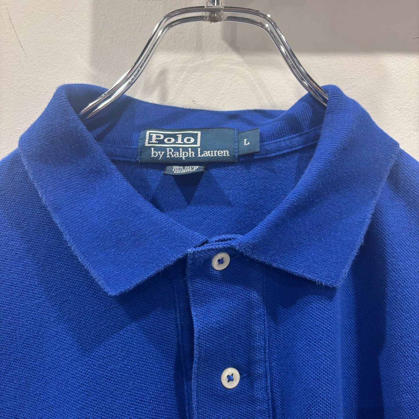 00's Polo by Ralph Lauren ラルフローレン ポロシャツ 青 (L)/A3166S-SO