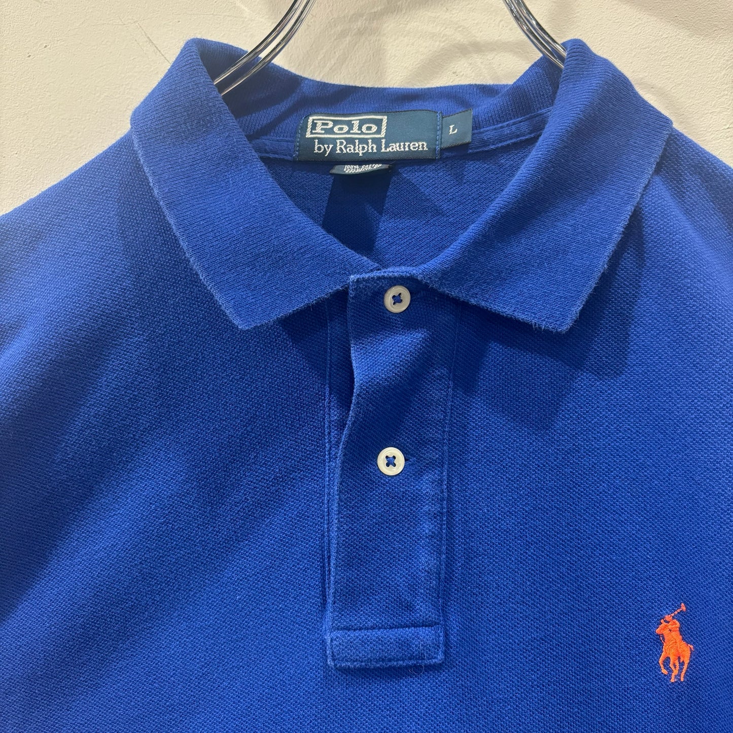 00's Polo by Ralph Lauren ラルフローレン ポロシャツ 青 (L)/A3166S-SO
