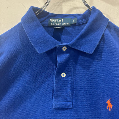 00's Polo by Ralph Lauren ラルフローレン ポロシャツ 青 (L)/A3166S-SO