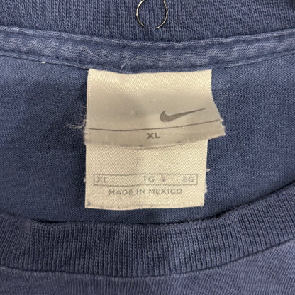 00's NIKE ナイキ ロングTシャツ 紺 (XL)/B3044T-SO