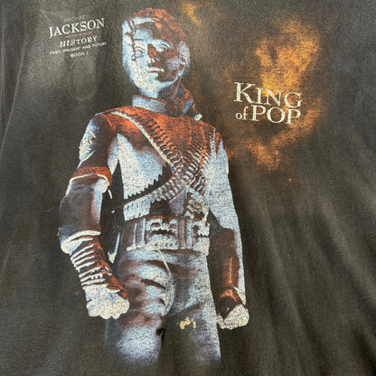 90's Michael Jackson "HISTORY PAST,PRESENT AND FUTURE BOOK１"Tシャツ 黒(XL)/A6677T-SO