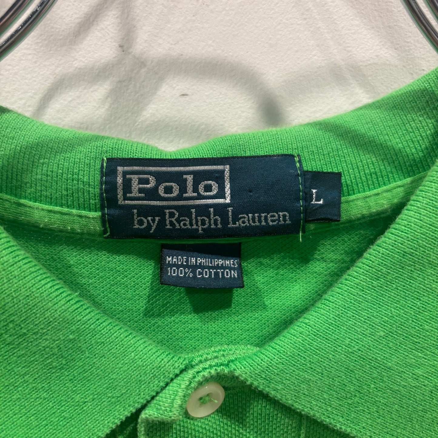 00's Polo by Ralph Lauren ラルフローレン ポロシャツ ライトグリーン (L)/A4465S-SO