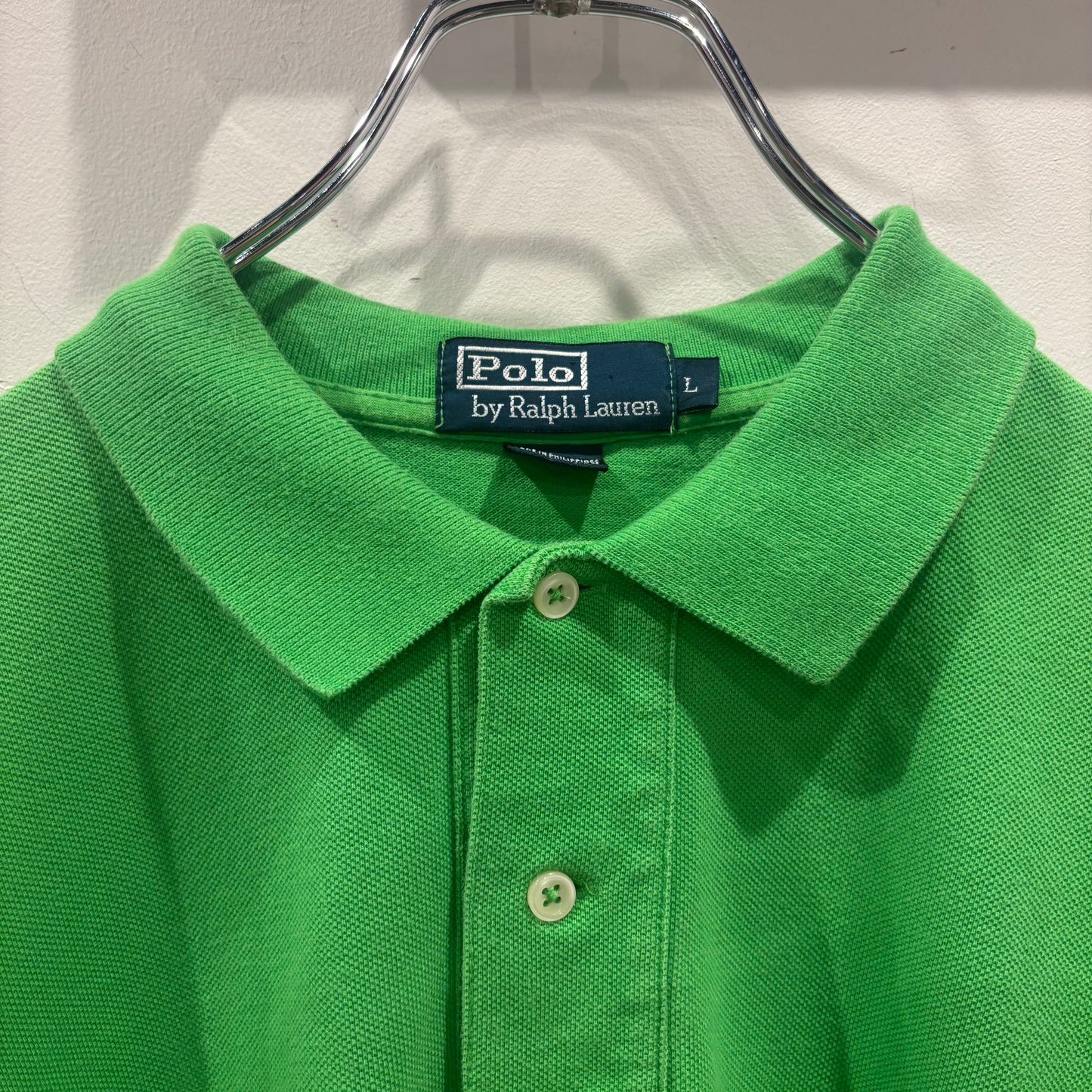 00's Polo by Ralph Lauren ラルフローレン ポロシャツ ライトグリーン (L)/A4465S-SO