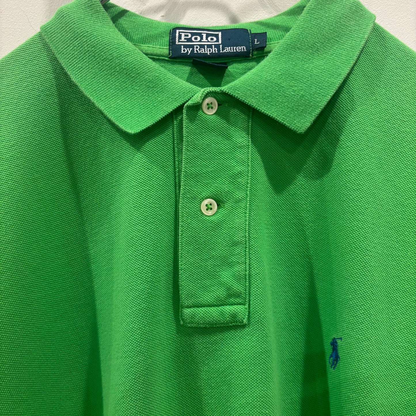 00's Polo by Ralph Lauren ラルフローレン ポロシャツ ライトグリーン (L)/A4465S-SO