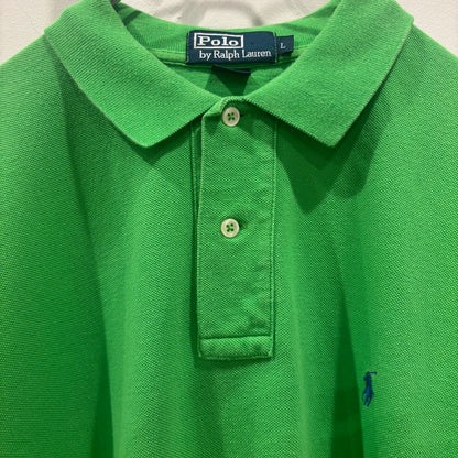 00's Polo by Ralph Lauren ラルフローレン ポロシャツ ライトグリーン (L)/A4465S-SO
