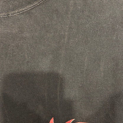 90's SUN Warner Bros バッグスバニー&タスマニアンデビル ロングTシャツ 黒 (M)/B2534T-SO