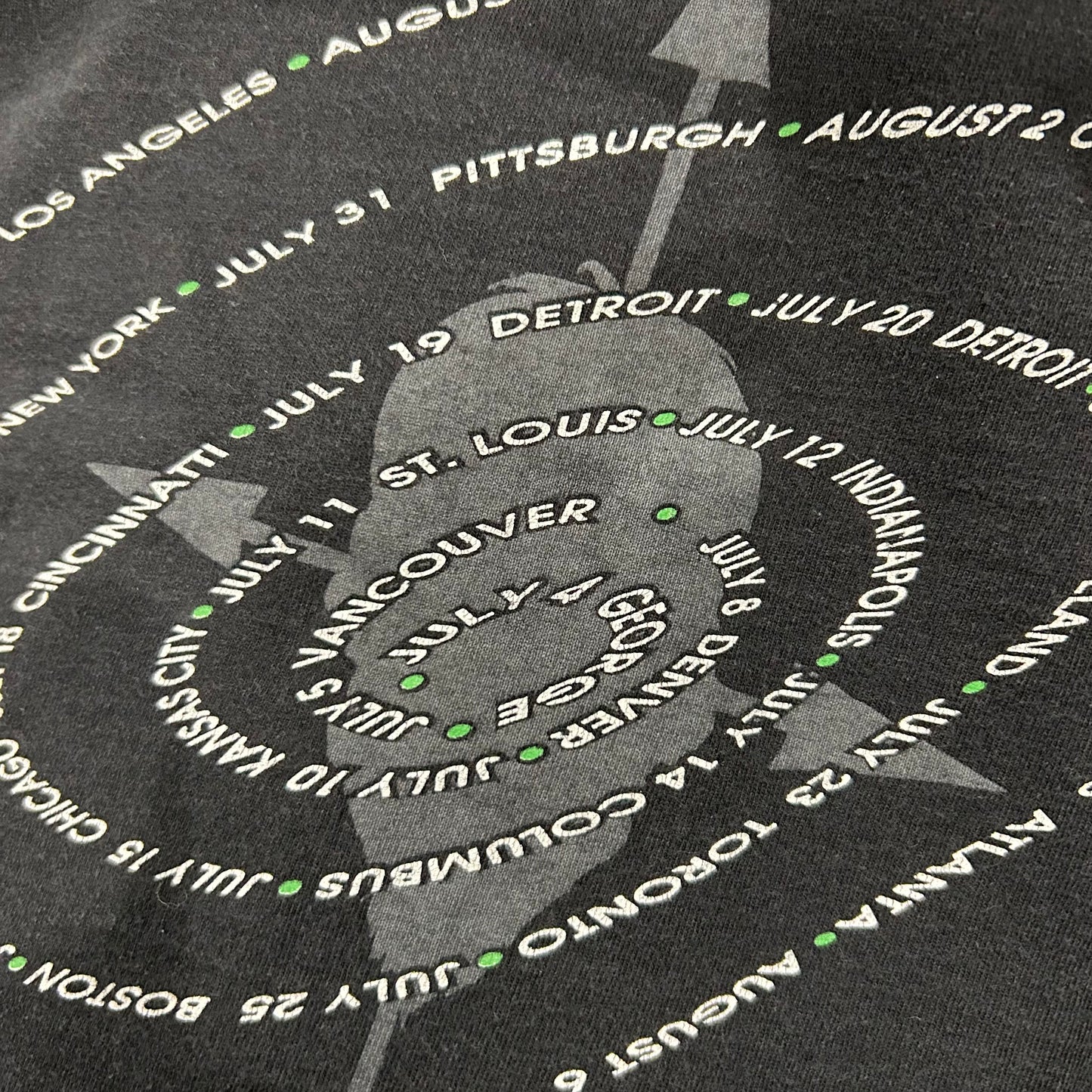90's GEM CYPRESS HILL サイプレスヒル 1995ツアーTシャツA4018T-SO