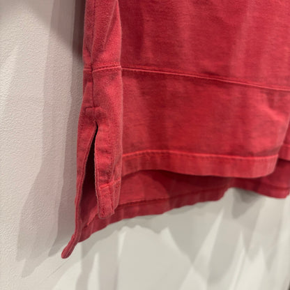 90-00's Polo by Ralph Lauren デニム襟 ラルフローレン ラガーシャツ コーラルレッド (L)/B4003S-SO