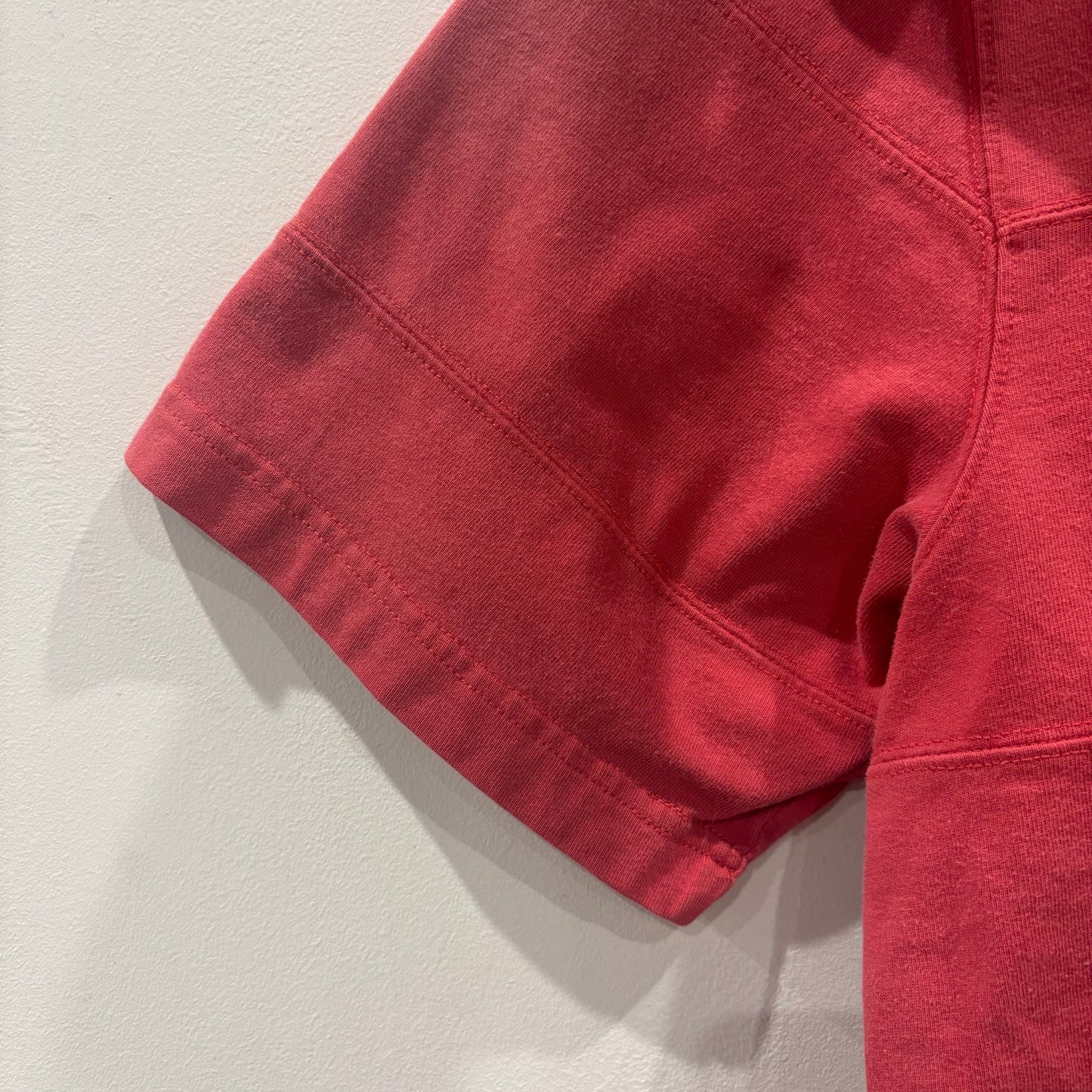 90-00's Polo by Ralph Lauren デニム襟 ラルフローレン ラガーシャツ コーラルレッド (L)/B4003S-SO
