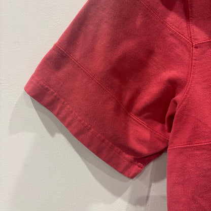 90-00's Polo by Ralph Lauren デニム襟 ラルフローレン ラガーシャツ コーラルレッド (L)/B4003S-SO
