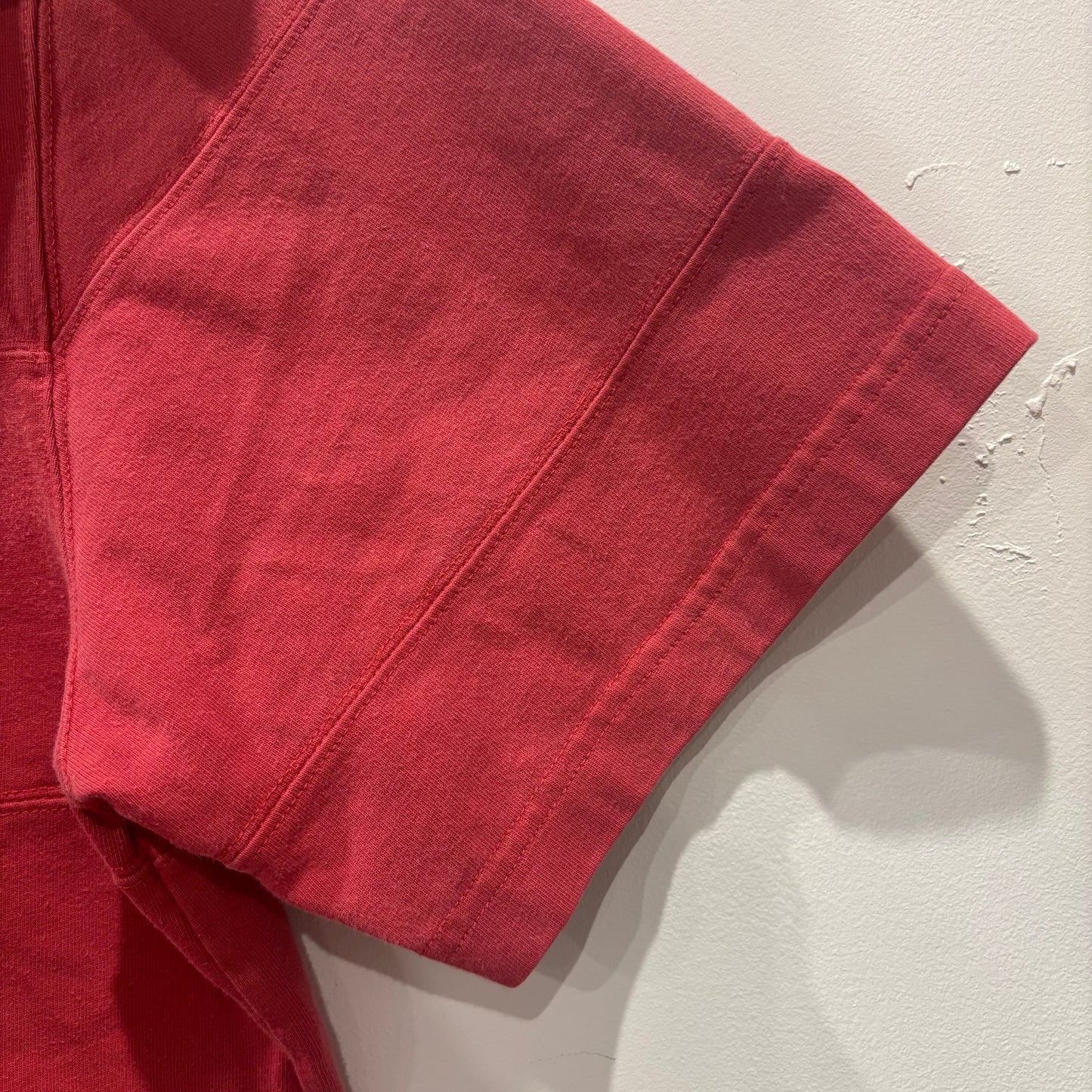 90-00's Polo by Ralph Lauren デニム襟 ラルフローレン ラガーシャツ コーラルレッド (L)/B4003S-SO