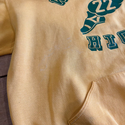 80's RUSSELL ATHLETIC hoodie "WILLITS HIGH" (L)/A5807S-SO