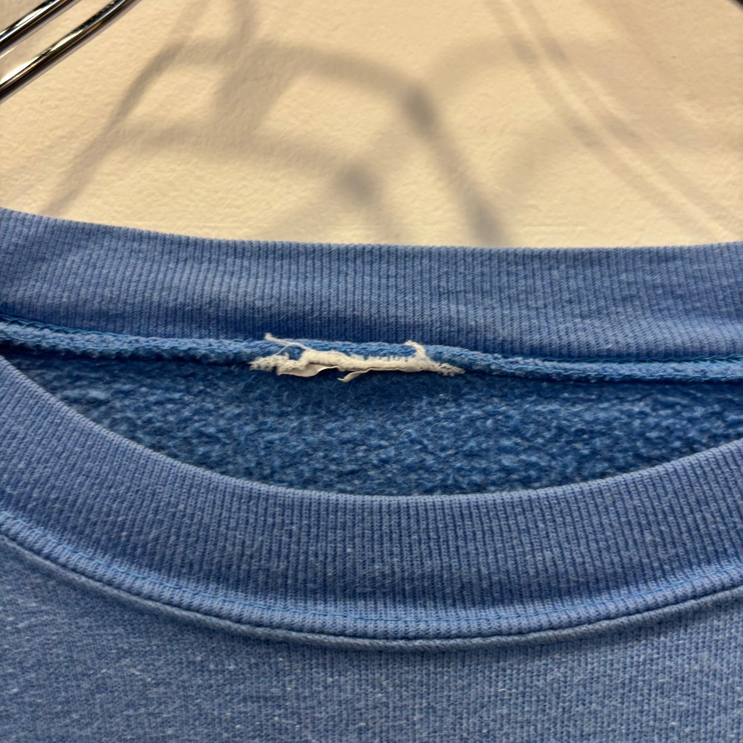 90's Disney ディズニー Mickey Mouse ミッキー キャラクタースウェット 水色 (サイズ不明)/B0337S-SO