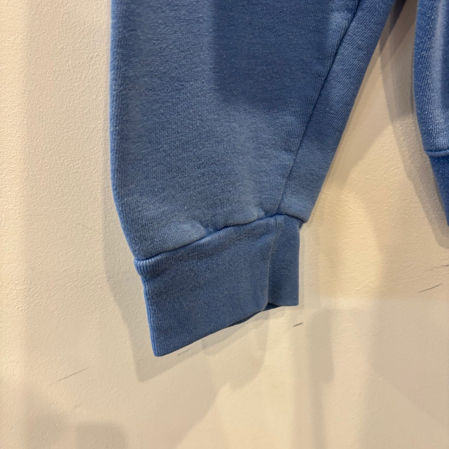 90's Disney ディズニー Mickey Mouse ミッキー キャラクタースウェット 水色 (サイズ不明)/B0337S-SO