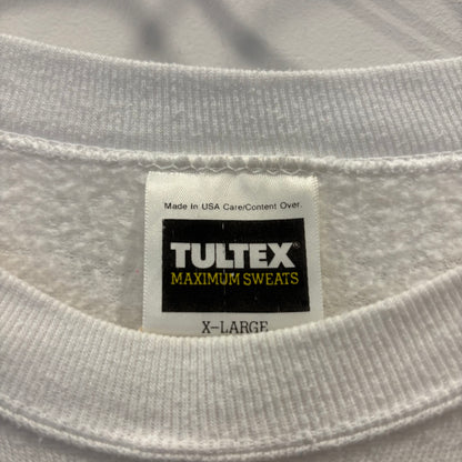 90's Tultex Warner Bros トゥウィッティ キャラクタースウェット ラグラン 白 (XL)/C0314S-SO