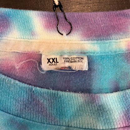 90's Fruit Of The Loom KISS バンドTシャツ 白紫水色 (XXL)/A6978T-SO