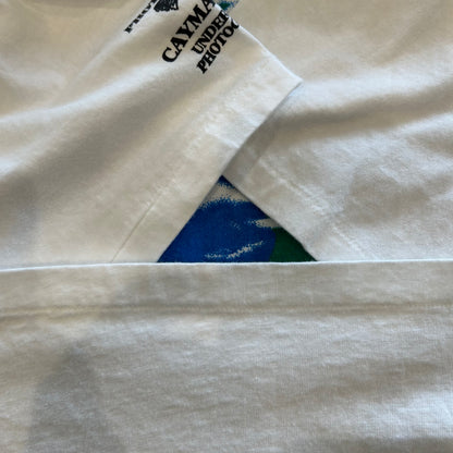 90's Hanes The Earth アートTシャツ 白(XL)/B2111T-SO