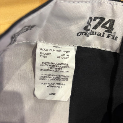 00's Dickies 874 ディッキーズ チノパン ワークパンツ 黒 (32×30)/B4006P-SO