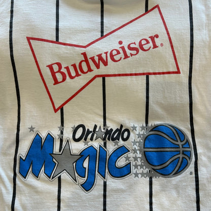 90's DELTA Orland Magic Budweiser Tシャツ NBA 白(XL)/B2078T-SO