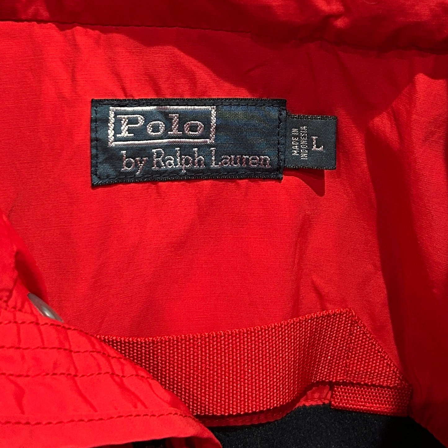 90's~00's Polo by Ralph Lauren ラルフローレン Southwald Sailing Jacket セーリングジャケット 赤(L)/A8398J-SO