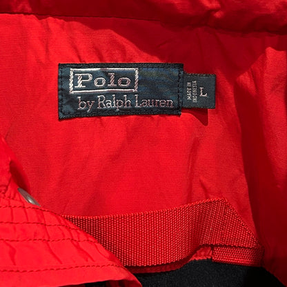 90's~00's Polo by Ralph Lauren ラルフローレン Southwald Sailing Jacket セーリングジャケット 赤(L)/A8398J-SO