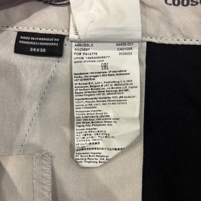 00's Dickies Loose Fit ディッキーズ チノパン ワークパンツ 黒 (34×30)/B4008P-SO