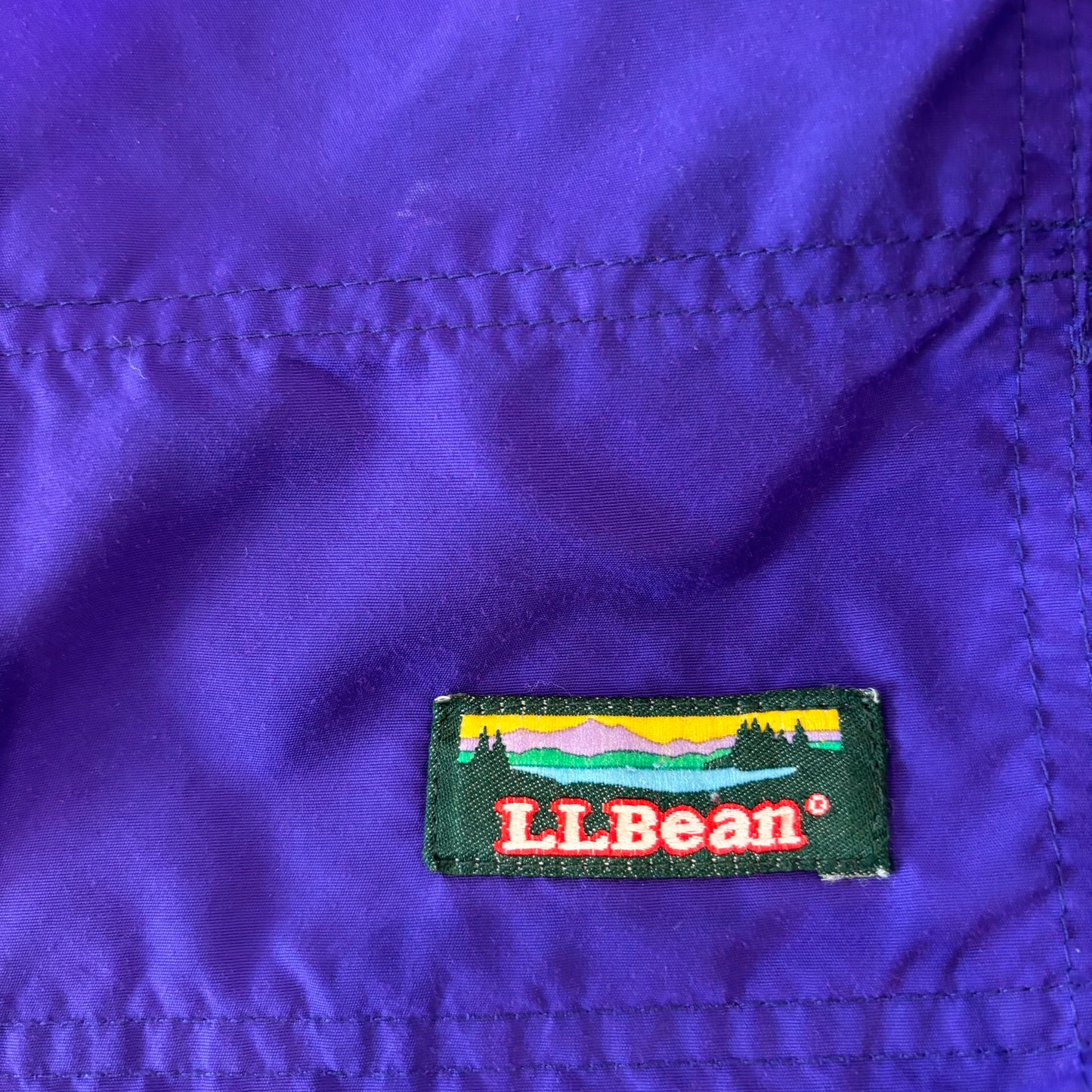 90's  L.L.Bean  アノラックパーカー  紫 サイズ不明 /A0142J-SO