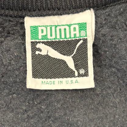 90's  PUMA  裏起毛 オレンジライン トラックジャケット 黒 サイズ不明 /A7888J-SO