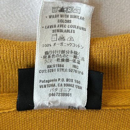 00's Patagonia パタゴニア 長袖ポロシャツ マスタード(L)/C0925SH-SO